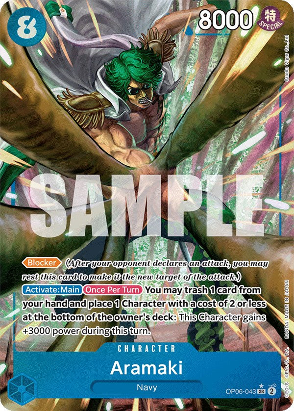 Aramaki (Alternate Art) [Wings of the Captain] | Cards and Coasters CA