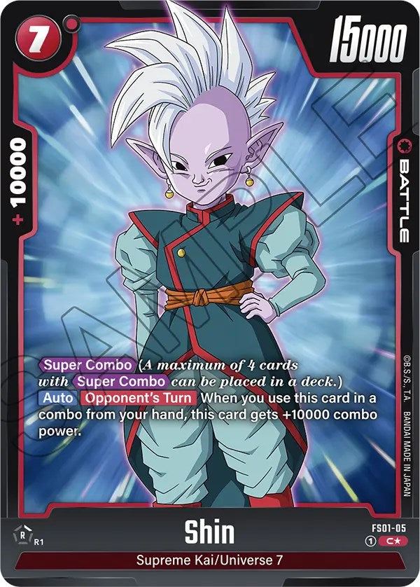 Shin (Bonus Pack Alternate Art) [Starter Deck: Son Goku] | Cards and Coasters CA
