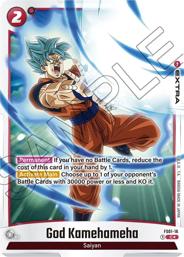 God Kamehameha (Bonus Pack Alternate Art) [Starter Deck: Son Goku] | Cards and Coasters CA