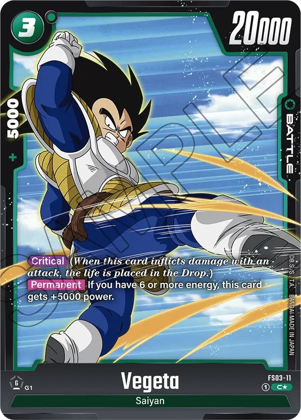 Vegeta (FS03-11) (Bonus Pack Alternate Art) [Starter Deck: Broly] | Cards and Coasters CA