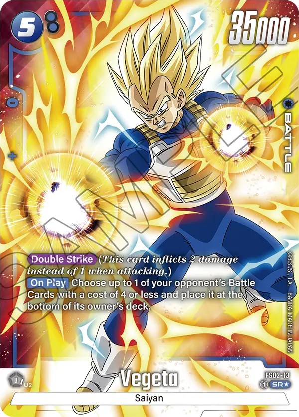 Vegeta (FS02-13) (Bonus Pack Alternate Art) [Starter Deck: Vegeta] | Cards and Coasters CA