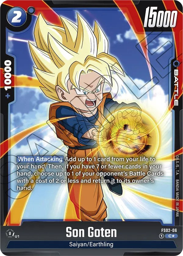 Son Goten (FS02-06) (Bonus Pack Alternate Art) [Starter Deck: Vegeta] | Cards and Coasters CA