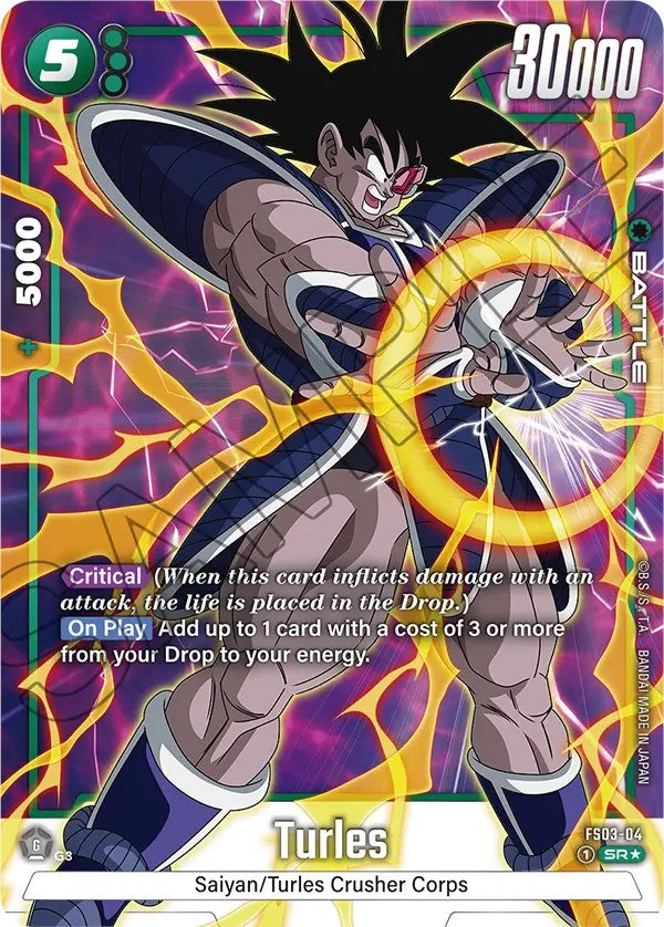 Turles (Bonus Pack Alternate Art) [Starter Deck: Broly] | Cards and Coasters CA