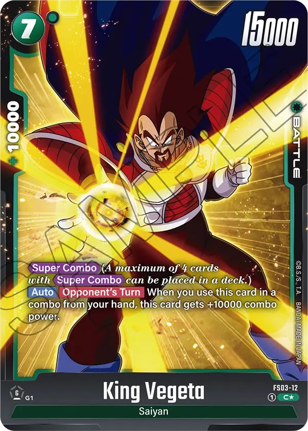 King Vegeta (Bonus Pack Alternate Art) [Starter Deck: Broly] | Cards and Coasters CA