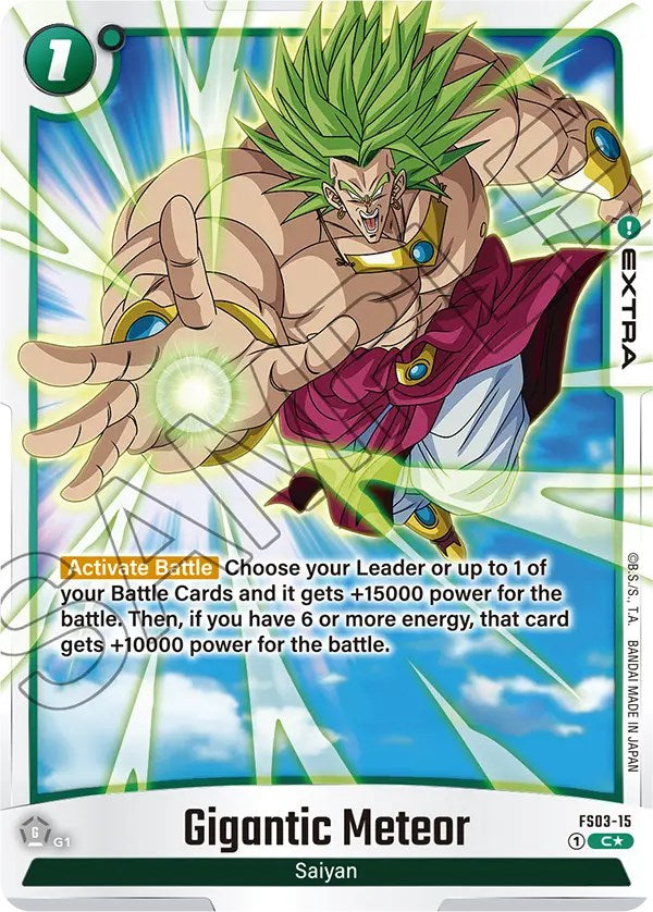 Gigantic Meteor (Bonus Pack Alternate Art) [Starter Deck: Broly] | Cards and Coasters CA