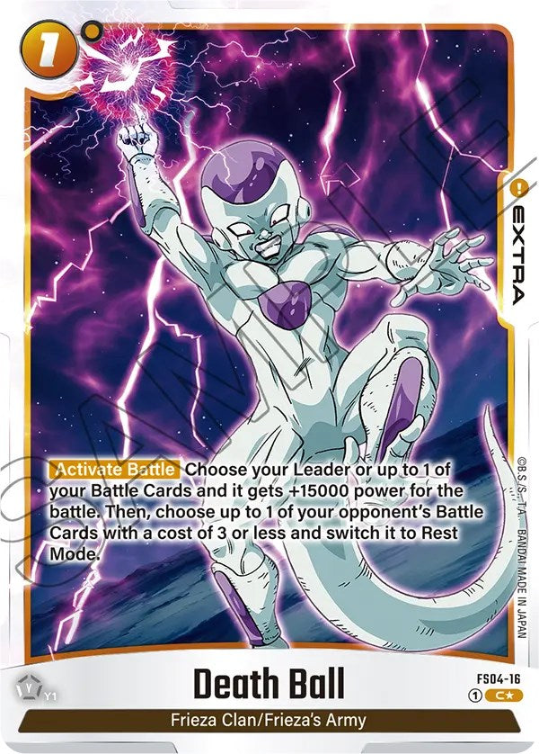 Death Ball (Bonus Pack Alternate Art) [Starter Deck: Frieza] | Cards and Coasters CA