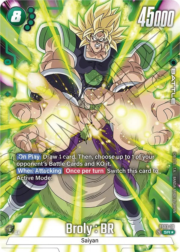 Broly : BR (Bonus Pack Alternate Art) [Starter Deck: Broly] | Cards and Coasters CA