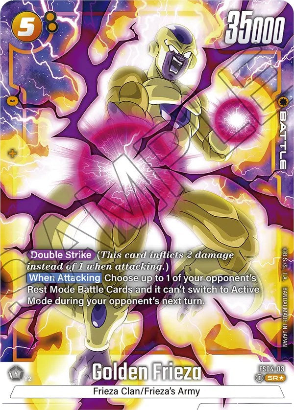 Golden Frieza (Bonus Pack Alternate Art) [Starter Deck: Frieza] | Cards and Coasters CA