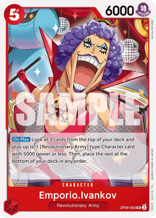 Emporio.Ivankov [Wings of the Captain] | Cards and Coasters CA