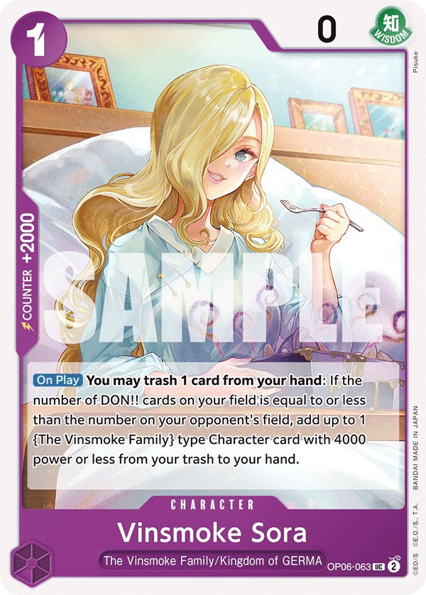 Vinsmoke Sora [Wings of the Captain] | Cards and Coasters CA