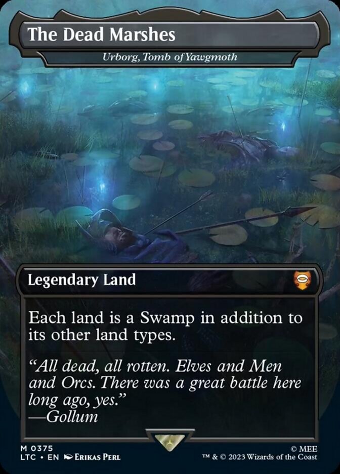 The Dead Marshes - Urborg, Tomb of Yawgmoth [The Lord of the Rings: Tales of Middle-Earth Commander] | Cards and Coasters CA