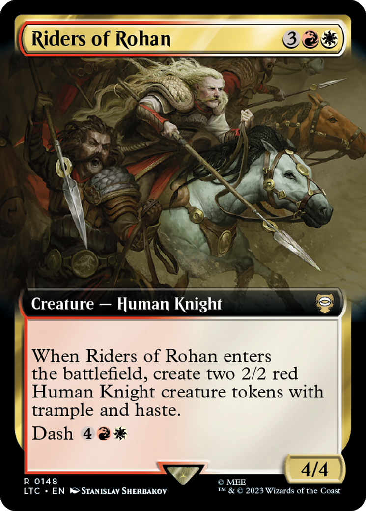 Riders of Rohan (Extended Art) [The Lord of the Rings: Tales of Middle-Earth Commander] | Cards and Coasters CA