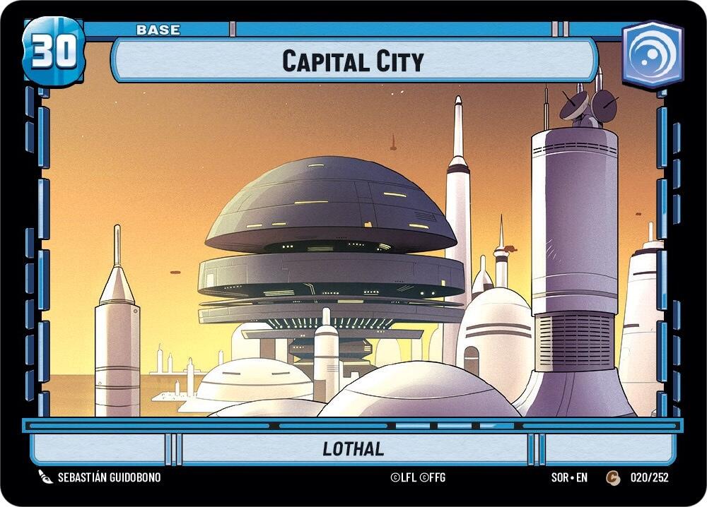 Capital City // Shield (20 // T02) [Spark of Rebellion] | Cards and Coasters CA