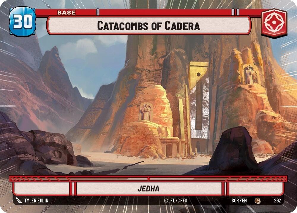 Catacombs of Cadera // Shield (Hyperspace) (292 // T04) [Spark of Rebellion] | Cards and Coasters CA