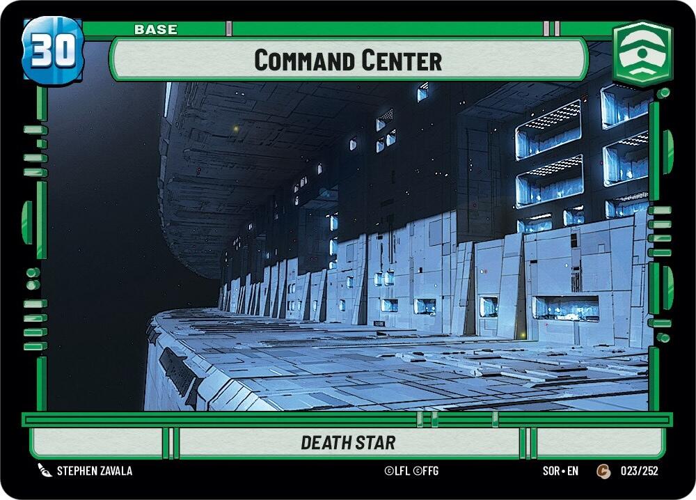 Command Center // Shield (23 // T02) [Spark of Rebellion] | Cards and Coasters CA