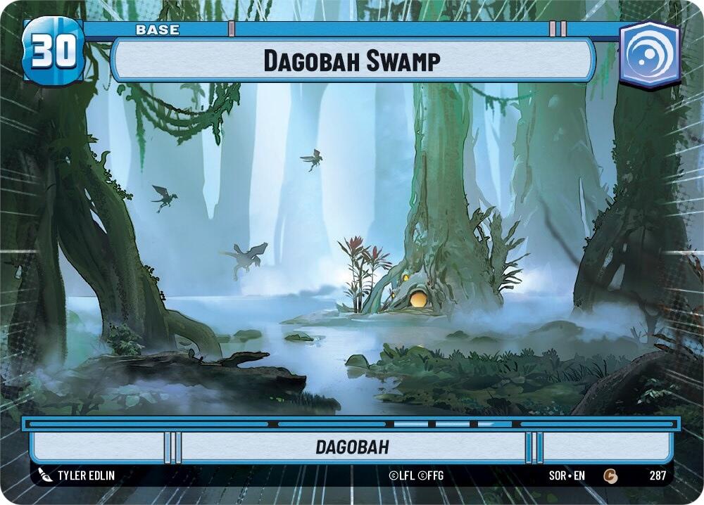Dagobah Swamp // Shield (Hyperspace) (287 // T04) [Spark of Rebellion] | Cards and Coasters CA