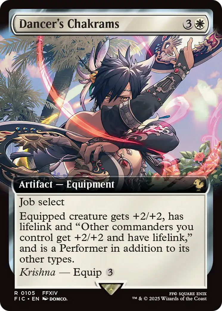 Dancer's Chakrams (Extended Art) [FINAL FANTASY Commander] | Cards and Coasters CA