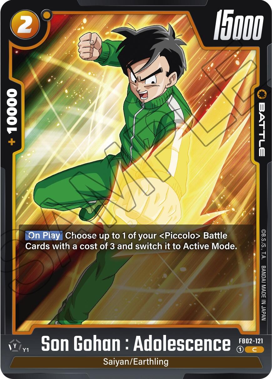 Son Gohan : Adolescence [Blazing Aura] | Cards and Coasters CA