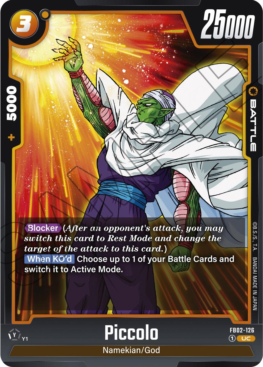 Piccolo [Blazing Aura] | Cards and Coasters CA