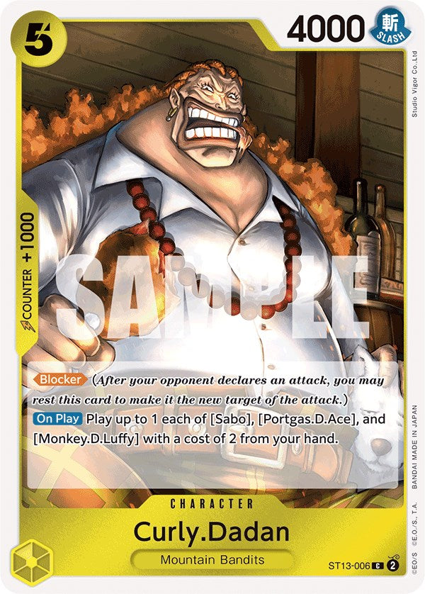 Curly.Dadan [Ultra Deck: The Three Brothers] | Cards and Coasters CA