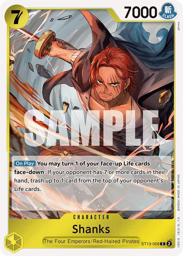 Shanks [Ultra Deck: The Three Brothers] | Cards and Coasters CA