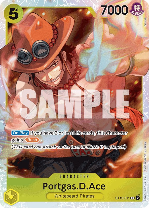Portgas.D.Ace [Ultra Deck: The Three Brothers] | Cards and Coasters CA