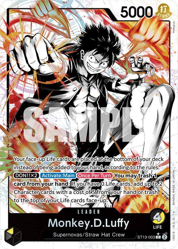 Monkey.D.Luffy (Parallel) [Ultra Deck: The Three Brothers] | Cards and Coasters CA