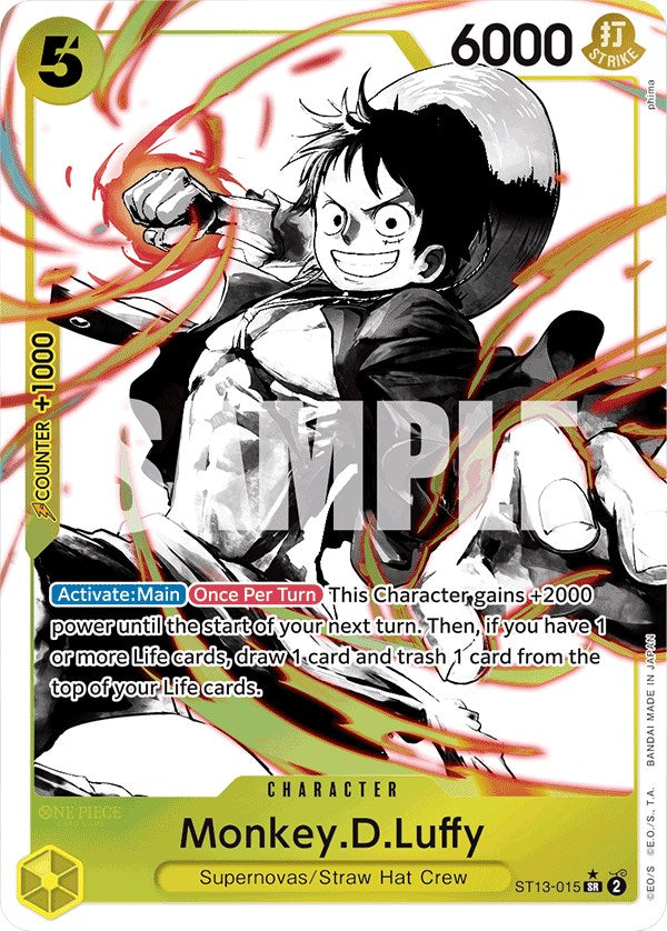 Monkey.D.Luffy (Parallel) [Ultra Deck: The Three Brothers] | Cards and Coasters CA