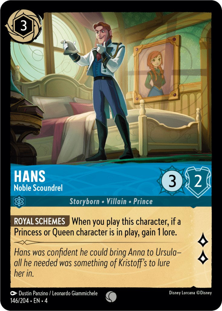 Hans - Noble Scoundrel (146/204) [Ursula's Return] | Cards and Coasters CA