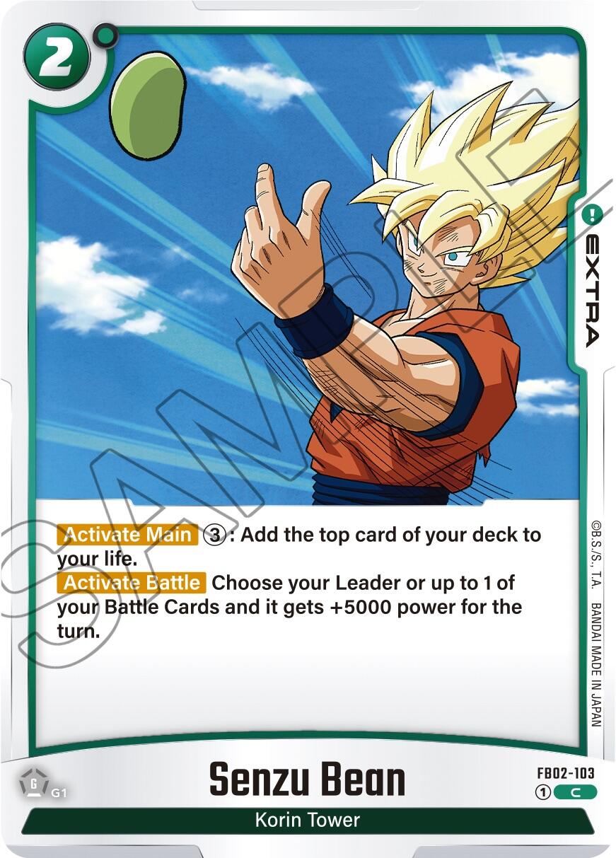 Senzu Bean [Blazing Aura] | Cards and Coasters CA