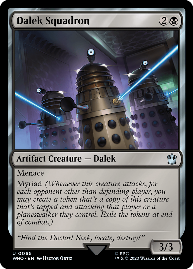 Dalek Squadron [Doctor Who] | Cards and Coasters CA