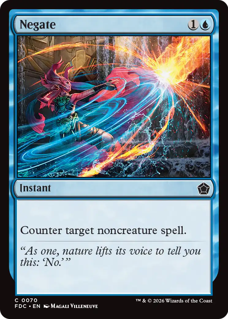 Negate [Foundations Commander] | Cards and Coasters CA