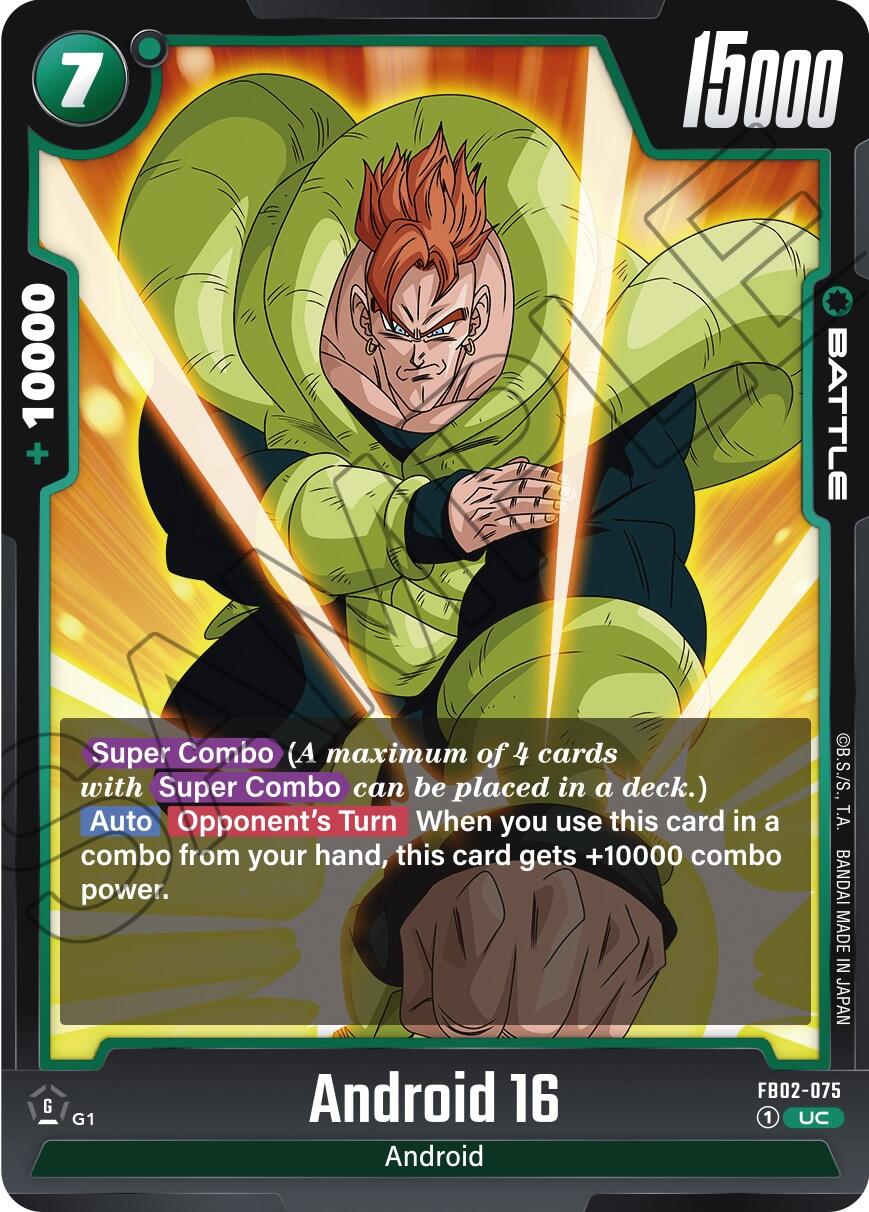 Android 16 [Blazing Aura] | Cards and Coasters CA