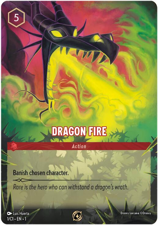 Dragon Fire (1) [Promo Cards] | Cards and Coasters CA