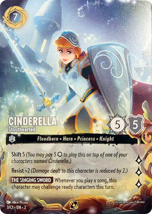 Cinderella - Stouthearted (3) [Promo Cards] | Cards and Coasters CA