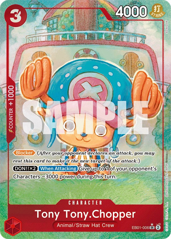 Tony Tony.Chopper (Alternate Art) [Extra Booster: Memorial Collection] | Cards and Coasters CA