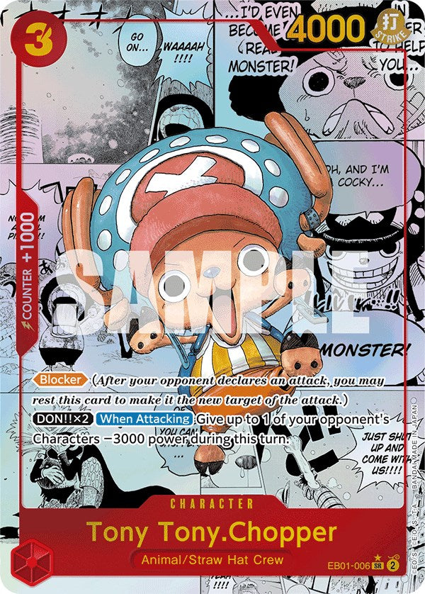Tony Tony.Chopper (Alternate Art) (Manga) [Extra Booster: Memorial Collection] | Cards and Coasters CA