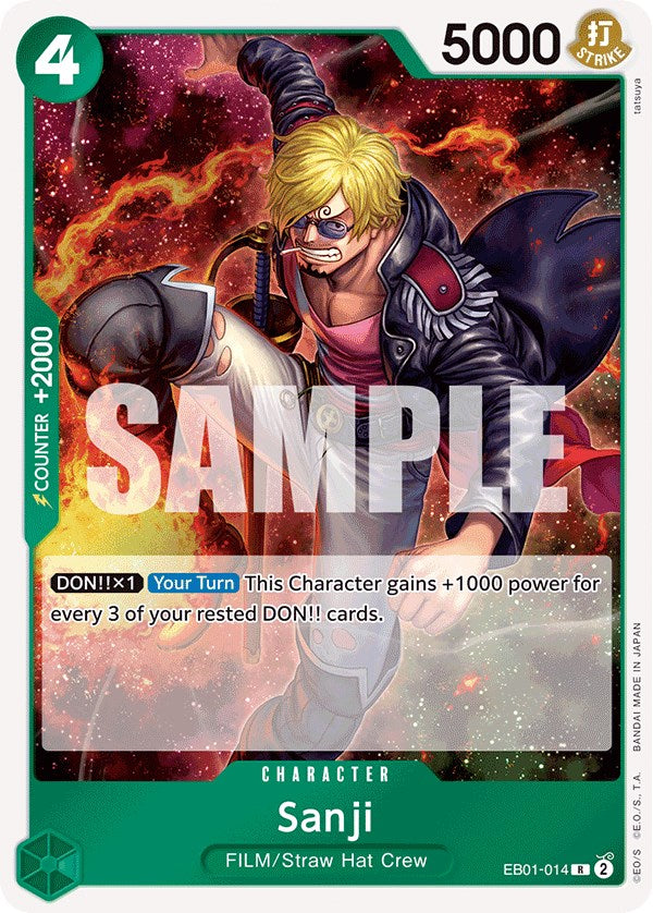 Sanji [Extra Booster: Memorial Collection] | Cards and Coasters CA