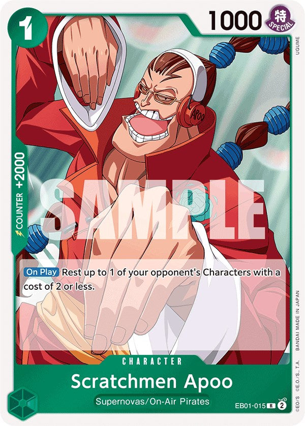Scratchmen Apoo [Extra Booster: Memorial Collection] | Cards and Coasters CA