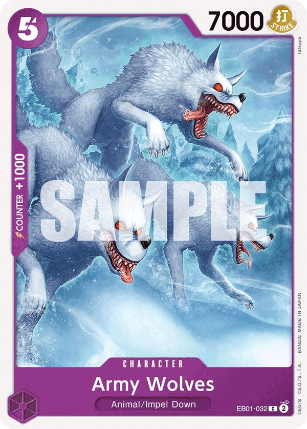 Army Wolves [Extra Booster: Memorial Collection] | Cards and Coasters CA