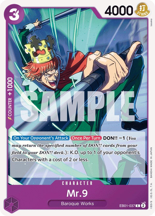 Mr. 9 [Extra Booster: Memorial Collection] | Cards and Coasters CA