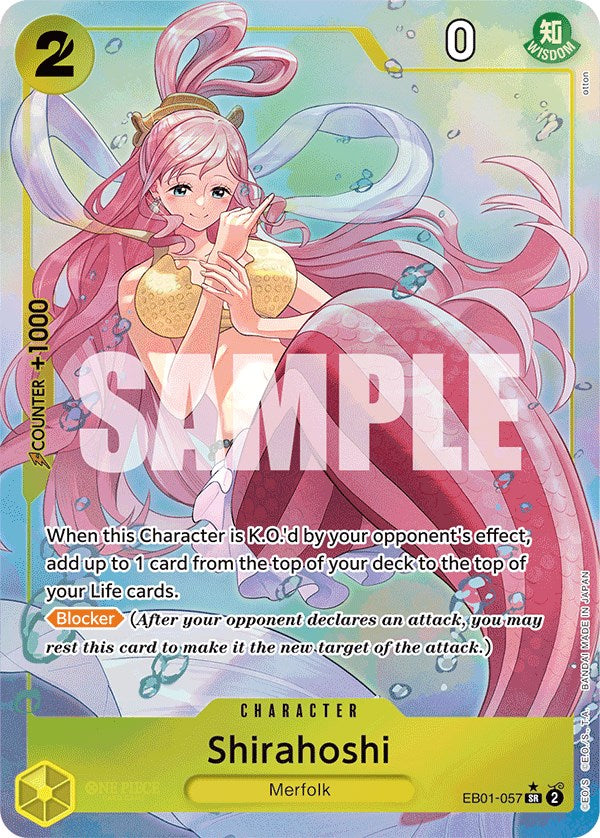 Shirahoshi (Alternate Art) [Extra Booster: Memorial Collection] | Cards and Coasters CA