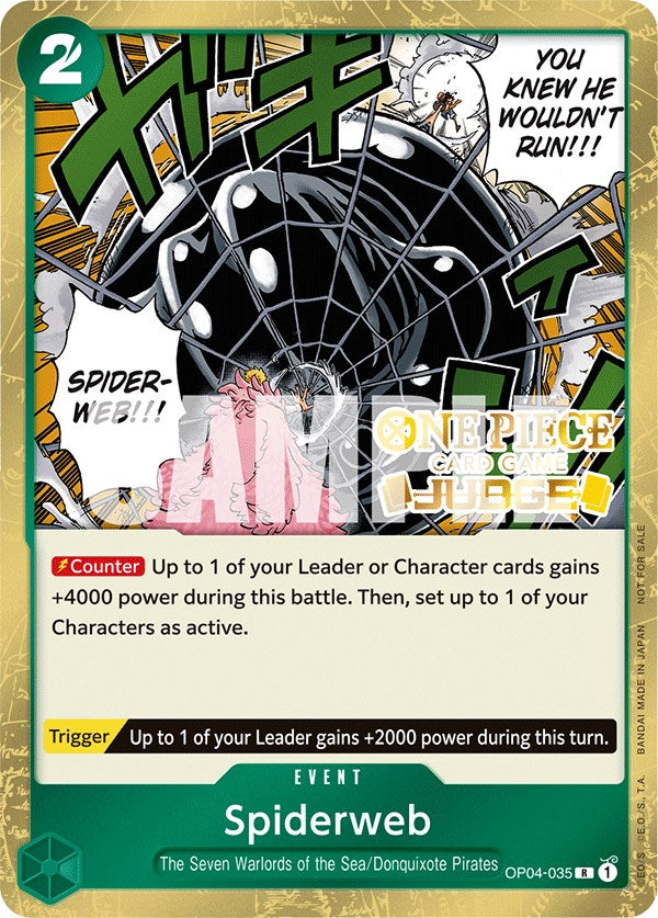 Spiderweb (Judge Pack Vol. 3) [One Piece Promotion Cards] | Cards and Coasters CA