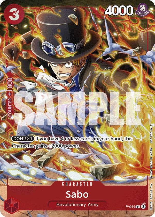 Sabo (Event Pack Vol. 4) [One Piece Promotion Cards] | Cards and Coasters CA