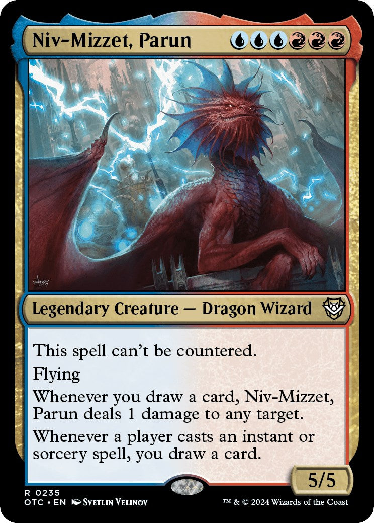 Niv-Mizzet, Parun [Outlaws of Thunder Junction Commander] | Cards and Coasters CA