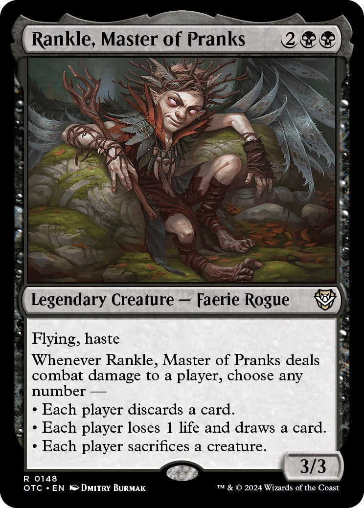 Rankle, Master of Pranks [Outlaws of Thunder Junction Commander] | Cards and Coasters CA