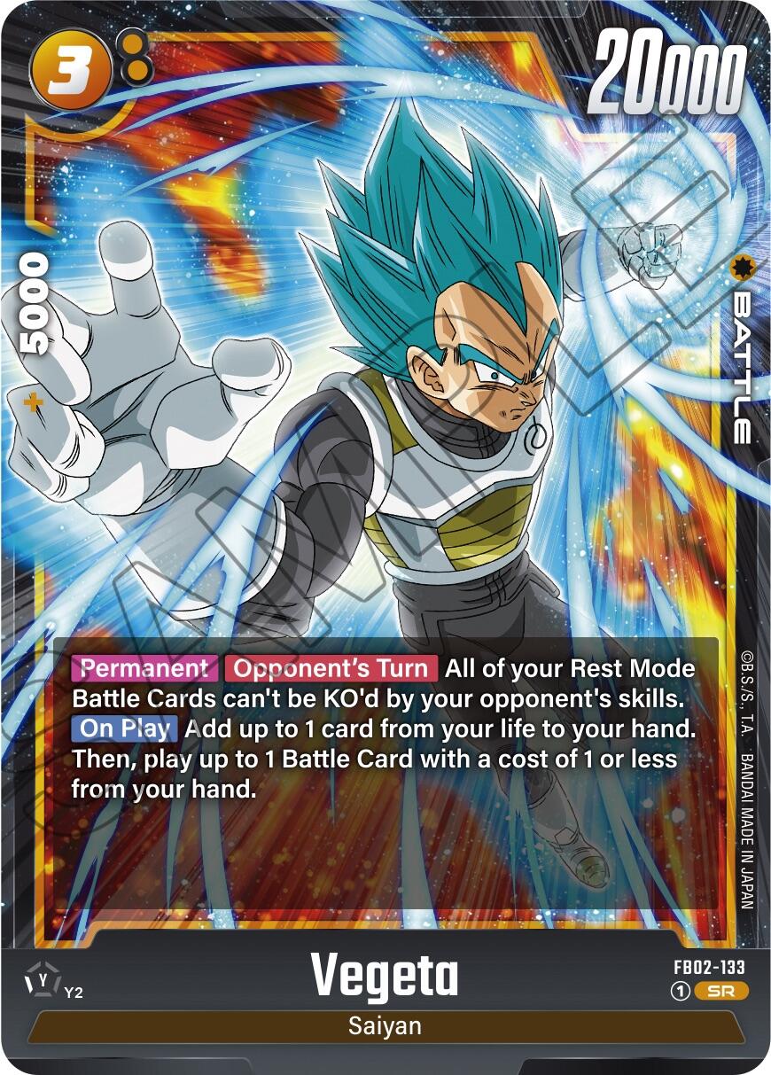 Vegeta [Blazing Aura] | Cards and Coasters CA