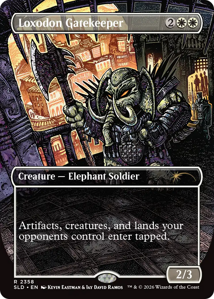 Loxodon Gatekeeper (2358) [Secret Lair Drop Series] | Cards and Coasters CA