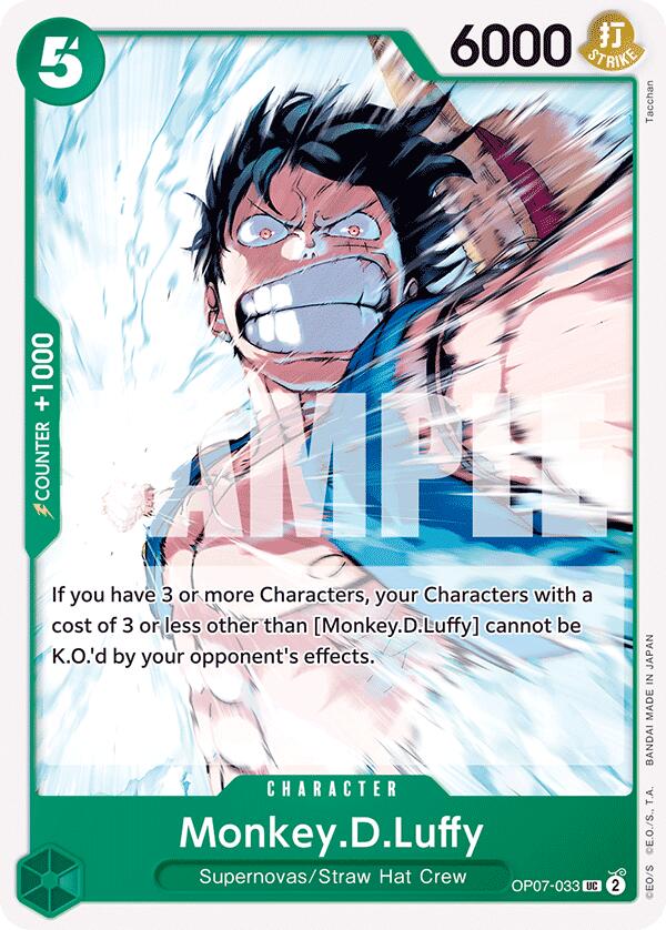 Monkey.D.Luffy (033) [500 Years in the Future] | Cards and Coasters CA