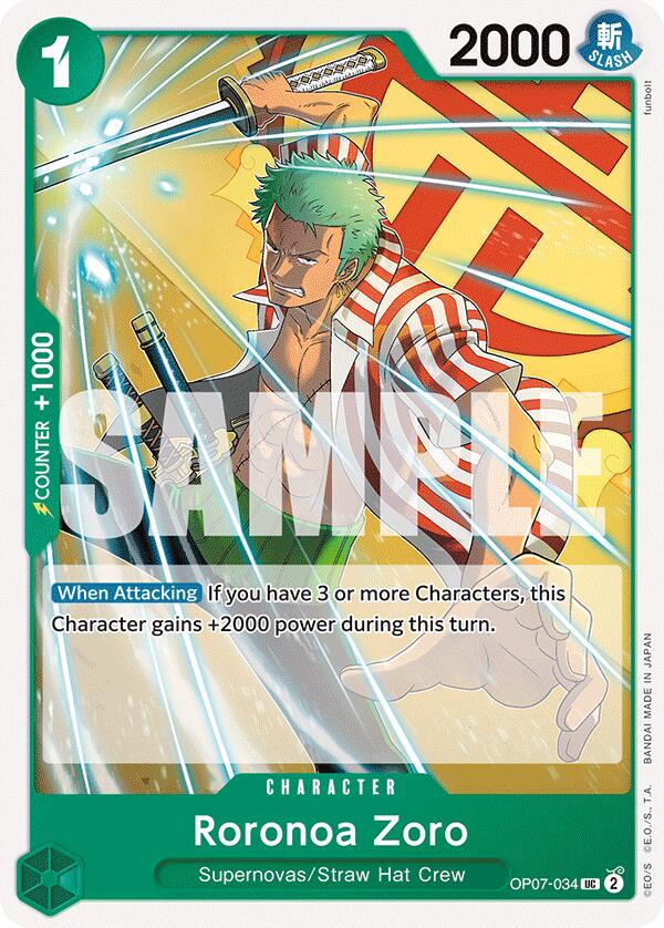 Roronoa Zoro (034) [500 Years in the Future] | Cards and Coasters CA